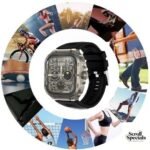 Nesty NP 104 Ultra Smart Sports Watch With Calling Function Black