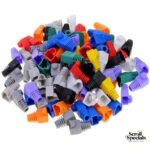 Netix RJ45 Multi Color 100 Pieces Rubber Boots