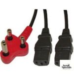 UniQue Dedicated Dual head Standard computer power cable