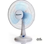 Pineware 40cm White Plastic Desktop Fan
