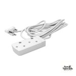 Noble Poweline 10m Multi Plug Coupler Extension Cord Lead