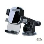 Ezra Mobile Phone Stand with Suction Cup Mount Square Back