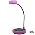 Noble Pink SunLite Solar Powered Tabletop Lamp