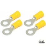 Solarix M6 Insulated Ring Solar PV Terminal Connector Pack