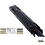 Solarix MC4 PV Inline Fuse Holder 1000VDC with Fuse 30A