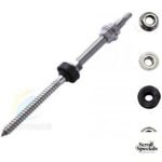 Solarix IBR Hanger Bolt Screw For D-RAIL 8mm