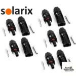 Solarix MC4 Solar Connectors Male And Female Pack Of 5 Sets