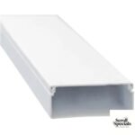 Solarix PVC Trunking 3 Metre 100mm X 40mm White