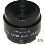 Securnix Lens 4MM Fixed IRIS, Retail Box , No Warranty