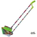 Totally Long Dust Pan Broom Set Rainbow Design