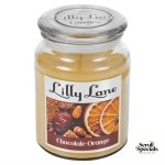 Lilly Lane Chocolate Orange Scented Candle Large Lidded
