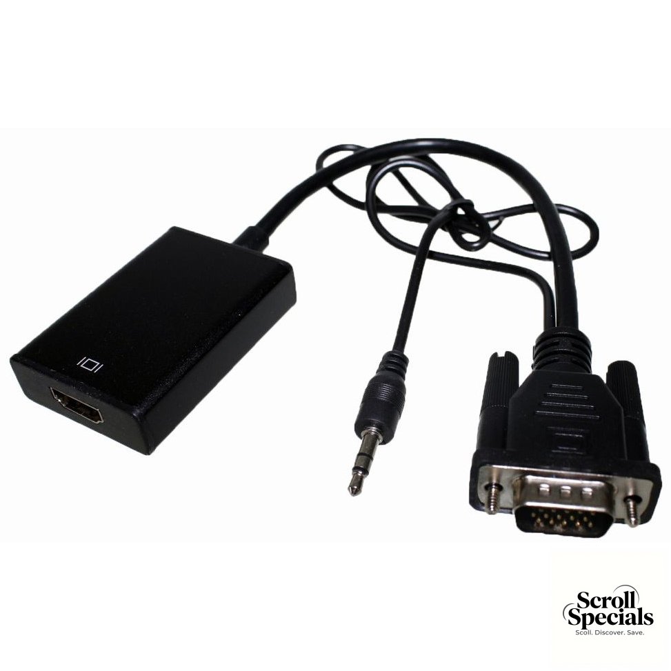 UQ-VGATHDMIWA UniQue VGA To HDMI Converter - Image 1