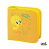 W50001-C-YELLOW Tweety 40 CD Wallet Colour YELLOW - Image 1