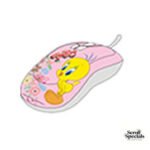 Tweety Optical USB Mouse Colour: Pink