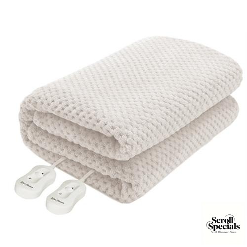 ZEPP183188CF Pure Pleasure King Fullfit Coral Fleece Electric Blanket - Image 1