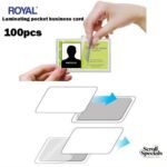 Royal Laminating Pocket Business Card