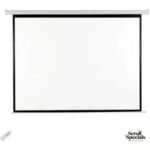 HTPNEO 100 Inch Electronic Projector Screen with Remote