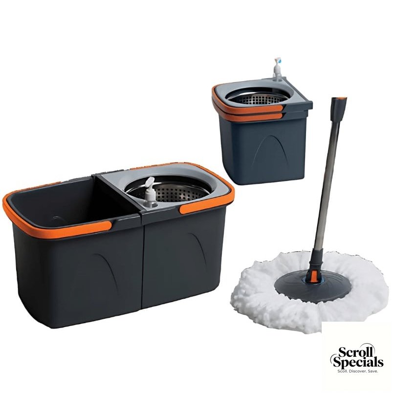 DMC320 Tevo Blitz Twin Bucket Spin'Stack Mop - Image 1